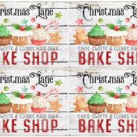 Reispapier - Motiv Strohseide - A4 - Decoupage - Vintage - Weihnachten -  Christmas - Bake Shop - 19552 Bild 3