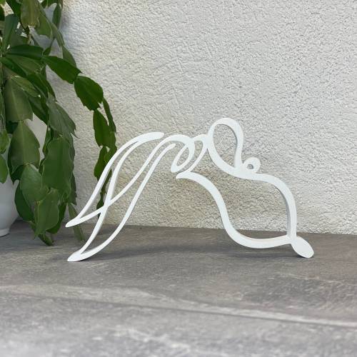 One Line Art Statue Sternzeichen "Wassermann" für deine Home Deko - über 50 Farben
