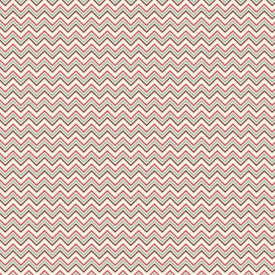 Herbstzeit * 10 Geschenkpapier RicRac, Retro Zick-Zack in Rot-Braun-Tönen