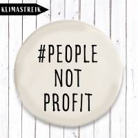 People not Profit Button Bild 1