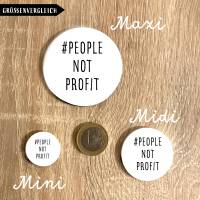 People not Profit Button Bild 2