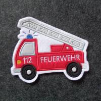 Applikation / Aufnäher Feuerwehrauto, Feuerwehr Bild 2