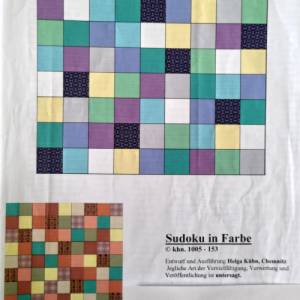 Sudoku in Farbe Klöppelbrief als PDF Download Bild 2