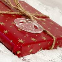 Weihnachtsbaumschmuck, Geschenkeanhänger Acryl mit Wunschgravur - Motiv Tannenbaum Bild 2
