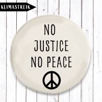 No Justice No Peace Button Bild 1