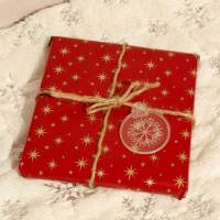 Weihnachtsbaumschmuck, Geschenkeanhänger Acryl mit Wunschgravur - Motiv Schneeflocke Bild 3
