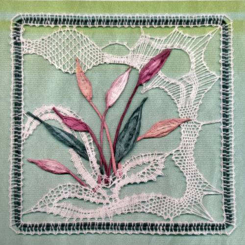 Sommer mit Papierband Klöppelbrief als PDF Download