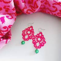 Ohrringe "Pinkgrün" Bild 3