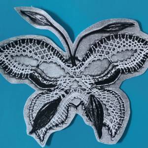 Schmetterling mit Papierband 03 Klöppelbrief als PDF Download Bild 1