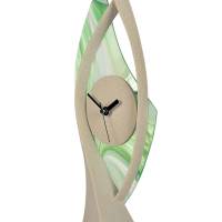 Deko-Uhr „Theresa“. Aus Sandstein & Farbglas. Top modernes Design. Ideale Geschenkidee. Handarbeit aus Deutschland. Bild 4