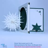 Plotterdatei SVG – Falt-Stern 2K – Weihnachten, Advent – Dekoration, Deko / Platzkarte, Namensschild, Gast-Geschenk Bild 8