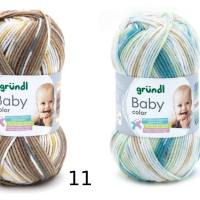 45,00 € / 1 kg Gründl ’Baby color’ weiche Wolle Babywolle Garn zum Stricken und Häkeln zwölf Farben für Mützen, Decken Bild 10