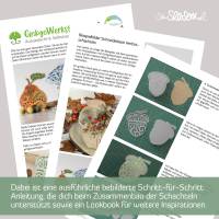 Schneidedatei Herbst-Schachteln, für drei Stülpschachteln mit ausführlicher Anleitung, Plotterdatei Pilz Birne Eichel Bild 3