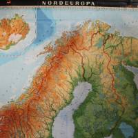 alte Landkarte Nordeuropa Rollbild Bild 2