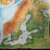 alte Landkarte Nordeuropa Rollbild Bild 3
