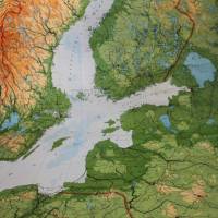 alte Landkarte Nordeuropa Rollbild Bild 6