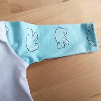 Baby Frühchen Strampler, Gr 46/48 mit Shirt , Reborn Baby, Handgefertigt aus Jersey für Frühchen Babys Bild 2