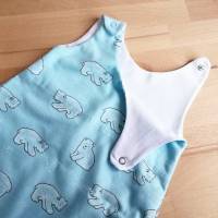 Baby Frühchen Strampler, Gr 46/48 mit Shirt , Reborn Baby, Handgefertigt aus Jersey für Frühchen Babys Bild 5
