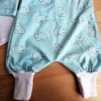 Baby Frühchen Strampler, Gr 46/48 mit Shirt , Reborn Baby, Handgefertigt aus Jersey für Frühchen Babys Bild 7