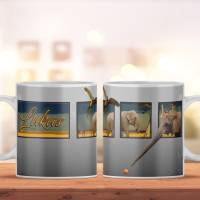 Personalisierte Keramiktasse für Kaffee- und Teeliebhaber | Tasse mit Namen und Elefanten Motiv | Geschenkidee Bild 1
