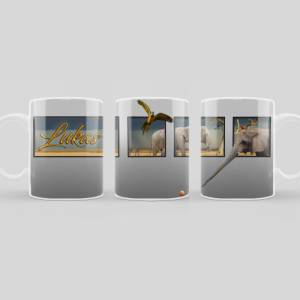 Personalisierte Keramiktasse für Kaffee- und Teeliebhaber | Tasse mit Namen und Elefanten Motiv | Geschenkidee Bild 2