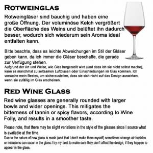 Personalisiertes Weinglas mit Name und Dobermann Motiv | Trinkglas mit Namen | Geschenke für Hundeliebhaber Bild 3