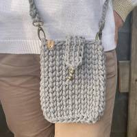 Tasche aus Baumwolle Kordel-Handy Tasche Bild 2