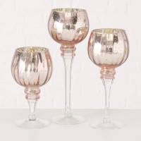 Windlichtglas rosa Teelichtglas 3 er Set Stück 16,95 Euro Bild 1
