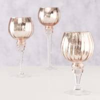 Windlichtglas rosa Teelichtglas 3 er Set Stück 16,95 Euro Bild 4