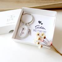 Pusteblume Schlüsselanhänger im Geschenkset | Mit Wahlkarte passend zum Anlass | Verschenkfertig verpackt Bild 1