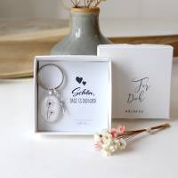 Pusteblume Schlüsselanhänger im Geschenkset | Mit Wahlkarte passend zum Anlass | Verschenkfertig verpackt Bild 7