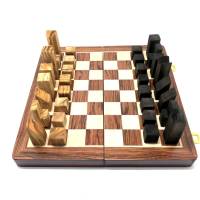 Schachfiguren "chess next" aus Olivenholz Bild 1
