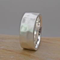 Bandring "Dusk" Silber 925, schlichter Ring ohne Stein Bild 1