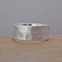 Bandring "Dusk" Silber 925, schlichter Ring ohne Stein Bild 4