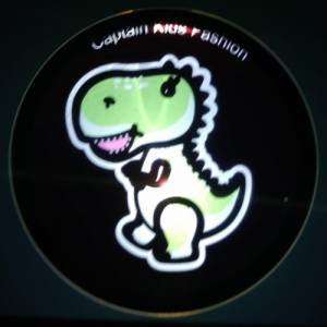 Nachtlicht Dino personalisiert Name Nachttischlampe Kind Nachtlampe Dinosaurier Lampe Notlicht Geschenk Bild 4