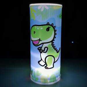 Nachtlicht Dino personalisiert Name Nachttischlampe Kind Nachtlampe Dinosaurier Lampe Notlicht Geschenk Bild 5