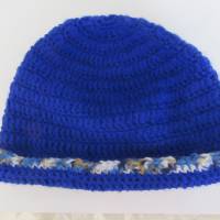 Mütze für Kleinkind - blau Bild 2