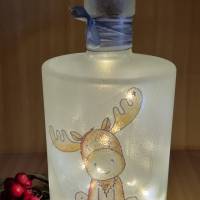 LED Flasche "Weihnachts Elch" Bild 3