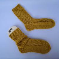 handgestrickte Socken Gr. 36/37 Bild 1