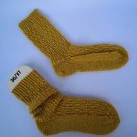 handgestrickte Socken Gr. 36/37 Bild 3