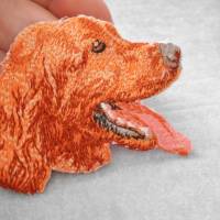 Irish Red Setter  Hund  Patch zum Aufbügeln Bild 1