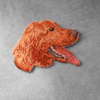 Irish Red Setter  Hund  Patch zum Aufbügeln Bild 2