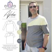 Ebook Herrenshirt Alpha Gr. 44 bis 60 Nähanleitung und Schnittmuster Bild 1
