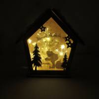 Lichterhaus - Weihnachtsdeko mit LED Bild 5