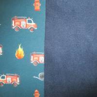 Softshell Feuerwehr mit Fleece -  Abseite petrol Oeko-Tex Standard 100 ( 1m/16,00€ ) Bild 1