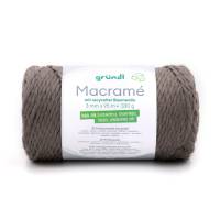 Gründl Macramee-Garn Baumwolle/ Polyester recycelt 330 g beige gelb dunkelbeige oder grau Bild 6