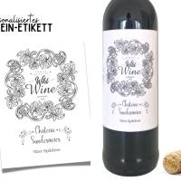 Personalisiertes Weinflaschen Etikett | Geschenk Geburtstag Bild 1