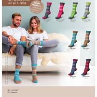 79,50 € / 1 kg  Schachenmayr/Regia Pairfect ’Partnerlook Color’ Sockenwolle/Wolle 4-fädig/4-fach vier Farbkombinationen Bild 1
