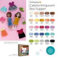 64,50 € / 1 kg Schachenmayr ’Catania Amigurumi Box 03 / Puppen ( Dolls )’ 25 Mini-Knäuel Baumwolle zu je 20 g + Booklet Bild 2