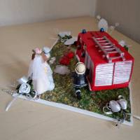 Geldgeschenk Feuerwehr zur Hochzeit Geschenkidee Hochzeitsreise Bild 5